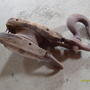 Old Barn Pulley - Tools and Hardware