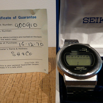 My Dad's Seiko Quartz LC 1970 - Wristwatches