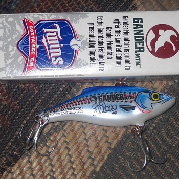 Eddie Guardado Rapala Fishing Lure.  - Baseball