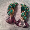 Possibly Schreiner rhinestone clipons