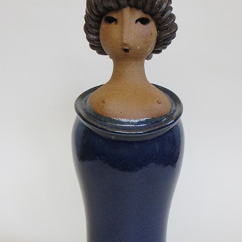Arne Bang Pottery Figural Vase~Beautiful - Pottery