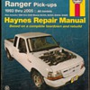 Haynes Repair Manual - Ford Ranger Pick-ups