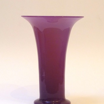 Big pink tango (?) vase - Art Glass