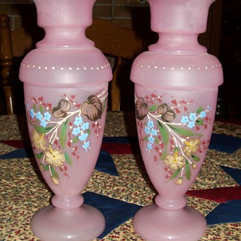 Pink Vases - Glassware