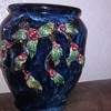 Cobalt Blue Majolica Vase