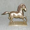 Brass Horse Bookends