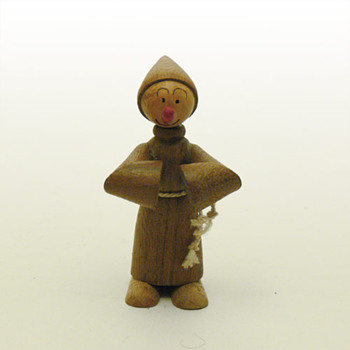 Friar wooden figurine (Spain, 1960s) - Toys