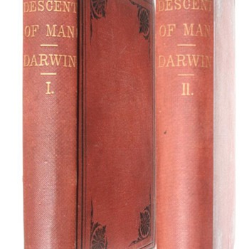Darwin's "Descent of Man" First American Edition, First Printing 1871 (Quanitity Issued?) - Books
