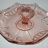 Rose Cut Glass Cookie or Candy Dish