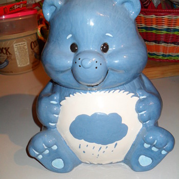 care bear cooking jar, and an unknown cookie jar, - Kitchen