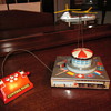 1950's Biller Helicopter Transporter Tin Toy Wind-Up