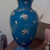 Bohemian Hand Painted Vase