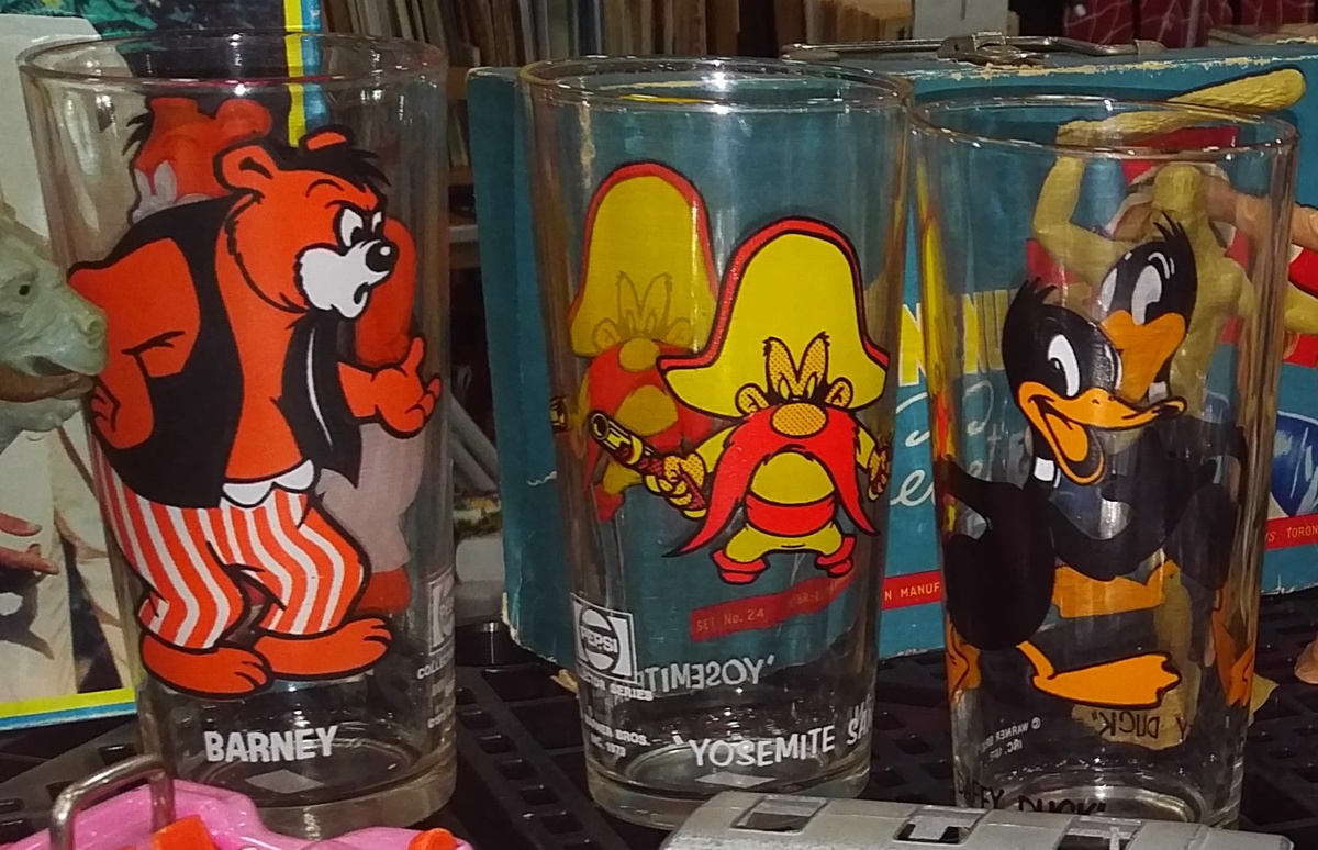 pepsi warner brothers glasses 1973