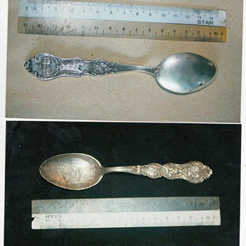 Antique Silver spoon from 1849 California gold rush