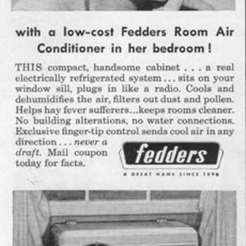 1952 - Fedders Air Conditioner Advertisements