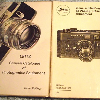 1967 and 1972-leitz leica catalogues.