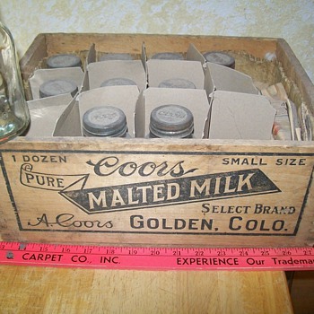 Coor's malt jars