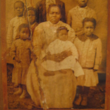 Antique Photo of My Great-Grandmother /Children, 1919-20 ? - Photographs