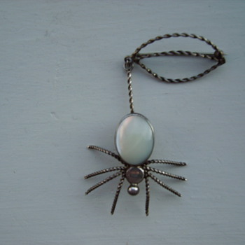 silver spider brooch bought recently - Fine Jewelry