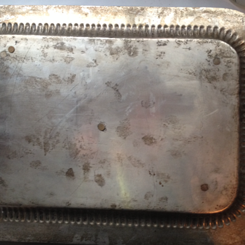 Is this a real Silver Tray? Has markings. 
