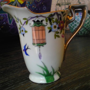 noritake hand painted pitcher