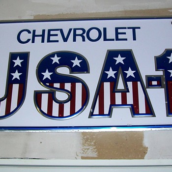 LARGE Chevrolet SIGN - Signs