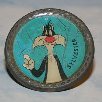 Vintage Lee Jeans Belt Buckle Looney Tunes Sylvester - Accessories
