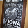 Hand Painted Poster Art Advertisement