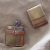 WW1 Trench Art Figural Lighter (Satchel/ Map Case)