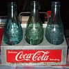 C. 1950's Coca Cola 6 bottle aluminum carrier...