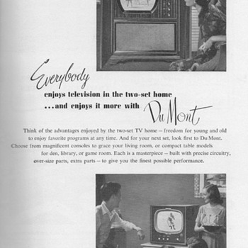 1951 - DuMont Televisions Advertisement