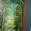 Asian boats and Jungle-Oil Painting