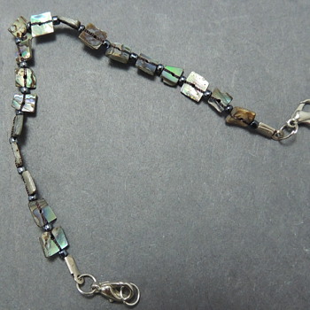 Abalone Bracelet - Sterling Clasp