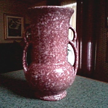 Robinson Ransbottom Pottery (RRP) Art Deco Vase/ Rose "Victoria" Glaze Marked USA 181 / Circa 1938-39 - Art Pottery