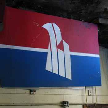 Metal sign automotive 