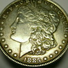 1885 morgan dollar  no mint mark