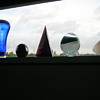 kitchen window in the early morning