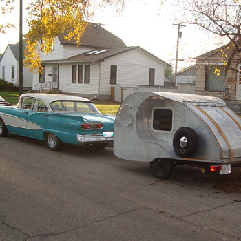1958 FORD Fairlane with Teardrop Trailer - Classic Cars