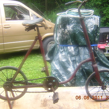 old childs Bicycle with hard rubber tires