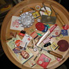 Shadowbox End Tables Filled With Coca-Cola Smalls