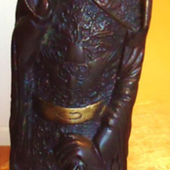 Buddha Statue? and Lord Hanuman, (Monkey God) Statue