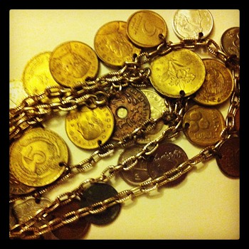 Coin Necklace - World Coins