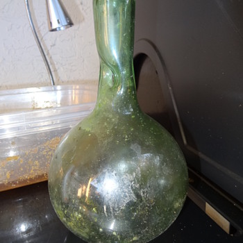 Twisted Glass Bottle