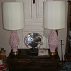 Pink Ceramic Flower Lamps? Year? Old? Rare?