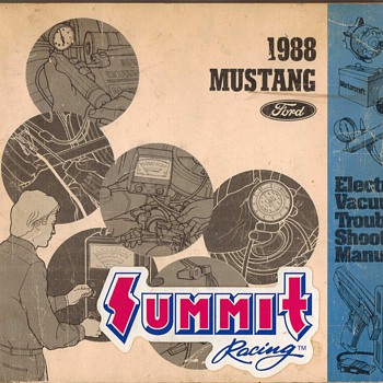 1988 Ford Mustang Elec. & Vacuum Manual