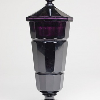 Moser Karlsbad crystal Vase ~1920 but the signature? - is it Hoffmann and WW?