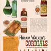 1954 Hiram Walker Cordials Advertisement