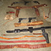 Old Movie Props From Gunsmoke Set Holster's Pistols Etc