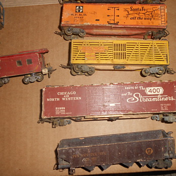 Vintage Cardboard or wooden trains