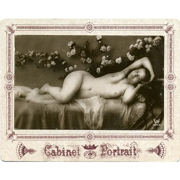 Early Boudoir Style Cabinet Portrait Card #2 - Photographs